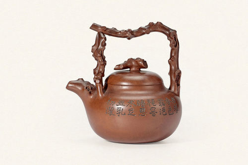 范大生制原矿紫泥东坡提梁壶