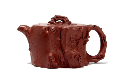 严强全手工制《劲松壶》