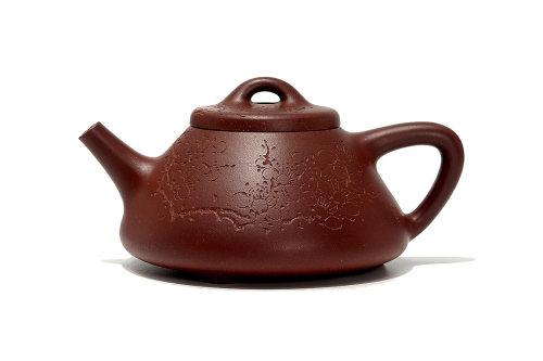 全手子冶石瓢壶(黄文艺陶刻)