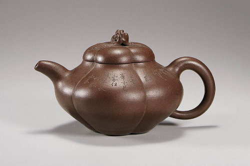李宝珍制陈少亭刻《上合桃壶》