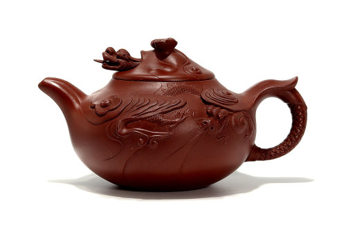 张列平全手工制《云龙壶》