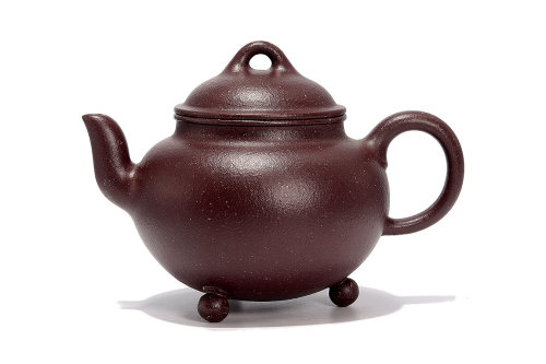 张年秀制三足水平壶