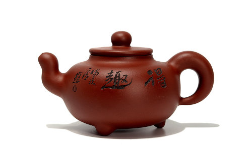 何叶全手工制《润鼎壶(钱一清铭)》