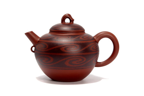 余伟辉全手工制《红山文化之玄璜壶》