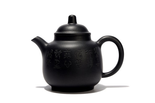 将军壶(周睿超刻)紫砂壶