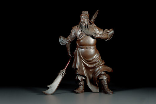 徐秀棠制《关公像》