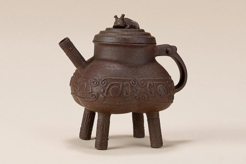 蒋燕亭制《仿陈仲美瑞兽壶》