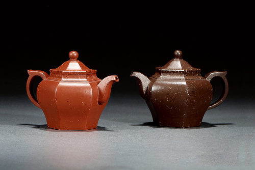 葛陶中制《乐升对壶》