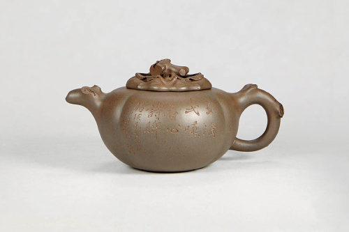 陈汉西制《柿圆壶》