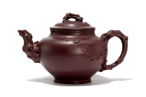 严强全手工制《报春壶》