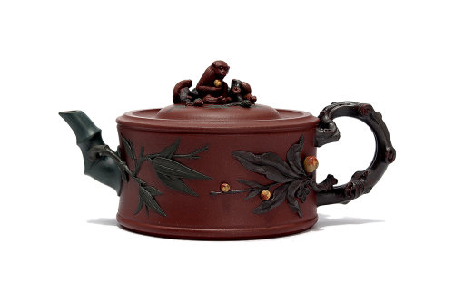 范萍全手工制《祝寿壶》