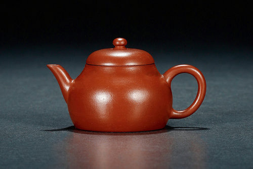 惠孟臣款朱泥壶